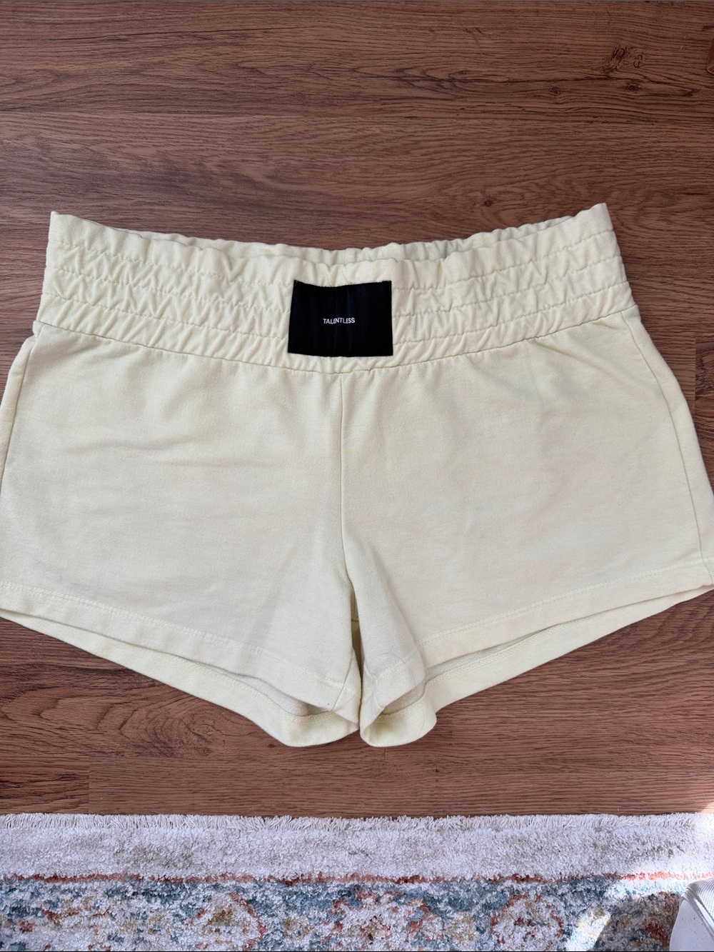 Talentless Butter Yellow Lounge Shorts